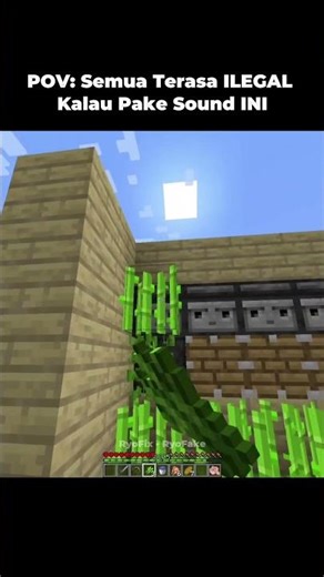 POV: Semua terasa ILEGAL kalau pake sound ini🤔 #minecraft #shorts