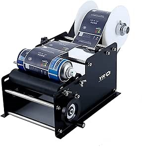 Manual Labeling Machine, Round Bottle Sticker Label Machine Labels 30 Times/Minute