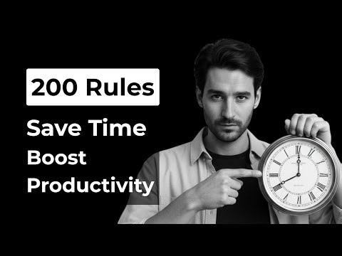200 Time Principles and Productivity Rules You Need to Know
