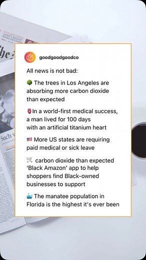 We could all use a little hope today! Here are some good news stories you might have missed. ➡️ Tap the link in our bio to read the full articles #goodnewsfeed #news #journalism #usnews | Good Good Good