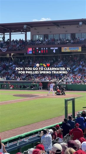 Experience Phillies Spring Training in Clearwater, Florida