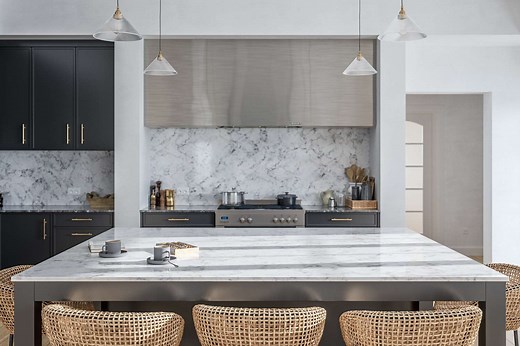Want to Paint Faux Marble Countertops? Here's How to Do It the Right Way, According to a Pro