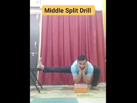 Middle Split Drill with Chair 🪑| Unlock Middle Split |
