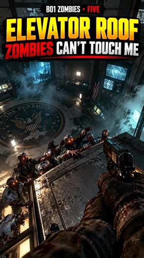 Get On Top of the Elevator in Five | BO1 Zombies Glitch