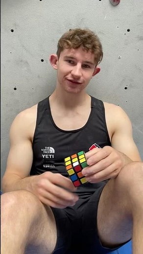 OLYMPIAN Colin Duffy 🇺🇸 can solve a Rubik’s Cube in 23 seconds 🤯 #Shorts