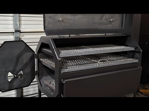Charcoal bbq grill build