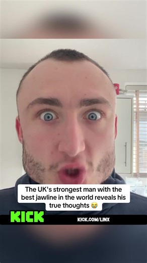 The UK's strongest man with the best jawline in the world reveals his true thoughts 😭 #edmatthews #linx #england