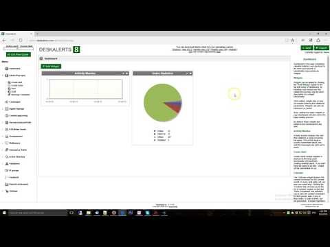 How to use DeskAlerts demo.