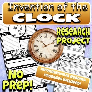 Invention of the Clock  | Inventions Reading Comprehension | Research