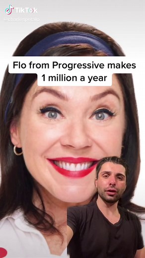 #greenscreen Flo from progressive makes millions. #flo #progressiveautoinsurance #commercials #hollywood #celebrities