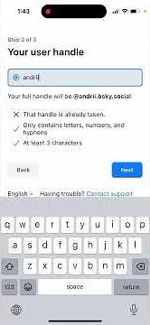 RESERVED HANDLE BLUESKY - thoughts