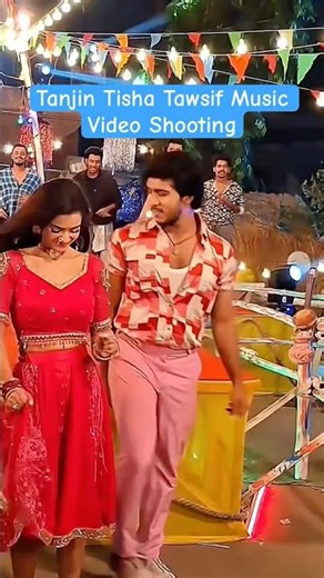 Bangla Natok Song Shooting #shorts #tanjintisha #tawsifahmed #dance #viralvideo