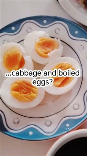 Lazy cook series: 7 minute easy salad with Korean seaweed, cabbage and egg