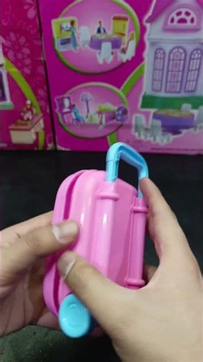 Satisfying With Unboxing Redpink Bag Pink Set Toys #shorts