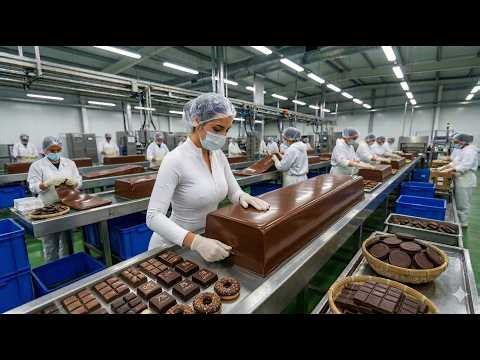 Inside a Chocolate Factory – The High-Quality Chocolate Manufacturing Process (Full Production Flow)