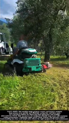 Efficient Grass Cutting on Uneven Terrain! #shorts