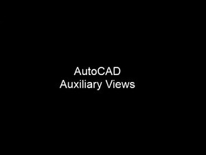 AutoCAD Auxiliary Views