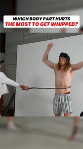 Which Body Part Hurts The Most To Get Whipped! #whip #stunt #comedy | University of Marcheal