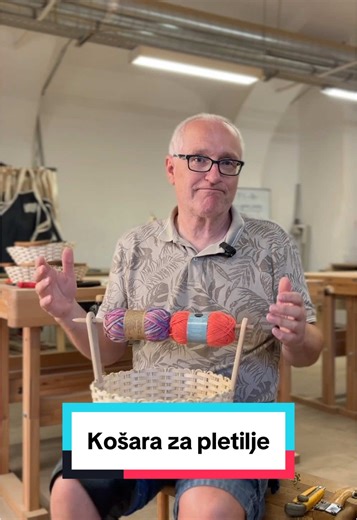 Ta košara se je spremenila iz košare za wc rolice v košaro za pletilje. 🧶 Od 9.3. dalje pa bomo v lesarskem labu izdelovali velikonočni pehar za pirhe. 🧺 Pridruži se! 🥰 #lesarskilab