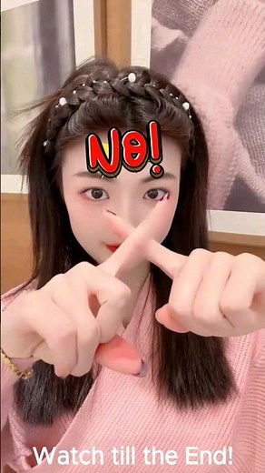 Super Easy Braided Headband Hair Tutorial 💥 #shorts