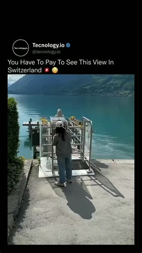 tecnology.io on Instagram: "Switzerland’s landscapes are among the most breathtaking in the world, but in some places, that beauty literally has a price tag. This gated pier is located in Iseltwald, a small village on Lake Brienz. It became world-famous after appearing in the hit Netflix series Crash Landing on You, drawing tens of thousands of tourists each year. To manage the influx and fund maintenance, the local authorities installed a 5 CHF ($5 USD) entry system, not to restrict nature but 