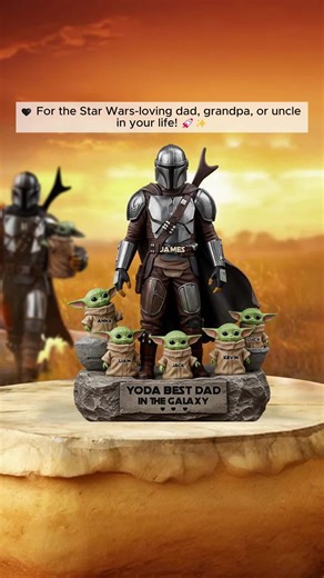 The Best Dad, Grandpa, Uncle,.. - Personalized The Force Custom Shaped Acrylic Plaque #father's day #gift #fatherhood #stw