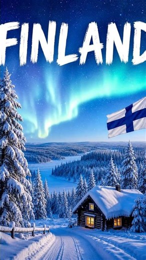 The Ultimate Winter Wonderland in Finland🇫🇮❄️ #finland #snow #snowfall #travel #world #usa #trend
