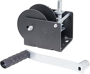 Amazon.com: Dutton-Lainson Company - Worm Gear Winch (WG1500HEX) with 5/8" Hex Drive - Rust-Resistant Finish for Heavy Equipment, Lifting and Trailers - 1500 lb Capacity, 30:1 Gear Ratio, Drill or Manual Use : Automotive