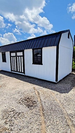 🏠Wood Barn Kits available now on Amazon! Don’t let clutter take over your space. Solve your storage problems with the Classic Workshop Shed Kit. Head over to Amazon today and make it yours!" #affiliatelink in the Comments! Stay tuned to Reels & Deals for future deals and updates #storageshed #mancave #sheshed #diy | Reels & Deals