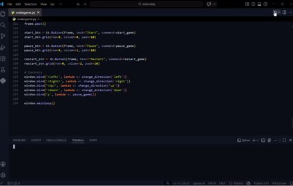 #python #gamedevelopment #internshipexperience #learningbydoing #codingjourney #studentdeveloper #projects #techskills #systemtron | Gulshan Kumar