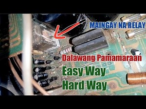 Maingay na relay pano ayusin sa dalawang pamamaraan