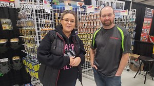 Emily from @crappie_junction checks in with Extreme Tackle Store, another of our double-Expo partners, as they plan their return to WFE'24, in booths #1012/1014... | Wisconsin Fishing Expo