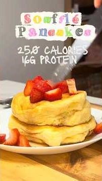 Soft fluffy souffle pancakes