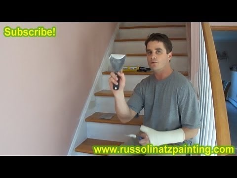DIY Refinish & Paint Hardwood Stairs that were Carpeted, Stained, Varnished (Part 3)