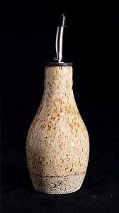 Olive Oil Pourer - Hand Thrown Stoneware in Maine