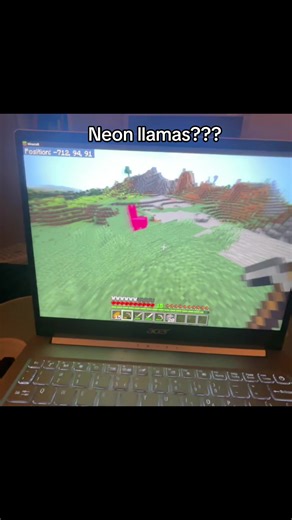 Exploring Neon Llamas in Minecraft