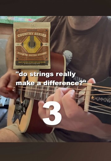 Woodtone Country Series Acoustic Guitar Strings — Balanced 12.5 Gauge