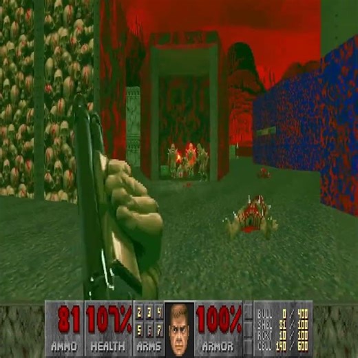 DOOM (1993): Entering the Depths of INFERNO! 🔥 UZDoom #retrogaming #gamingshorts
