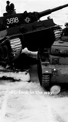 RC Tank gets in the way!