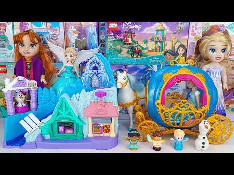 Disney Princess Toys Unboxing | Arendelle Sledding Adventures Toy | Cinderella Magical Carriage Toy