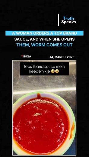 Worm inside tops brand tomato ketchup #shorts