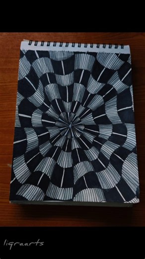 Easy Illusion Art | Easy zendoodling Patterns #doodleart #zenpatterns #easy #zen #illusionart