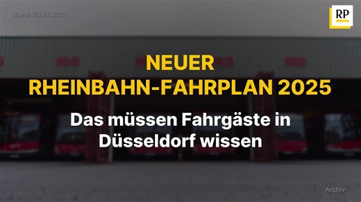 Fahrplan der Rheinbahn 2025: Diese Änderungen kommen auf Düsseldorfer Fahrgäste zu