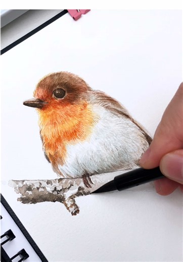 Bắt đầu một cuốn sketchbook mới bằng cọ thư pháp Lobeo - Ngân và Trâm 💘 #artsupplies #lobeobrush #lobeoart #watercolor #sketchbook