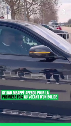 Kylian Mbappé aperçu pour la première fois au volant d’un bolide à Valdebas, centre d’entraînement du Real Madrid ! #mbappe #permis