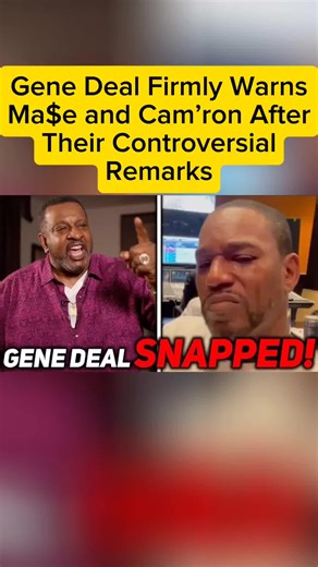 Gene Deal Firmly Warns Ma$e and Cam’ron After Their Controversial Remarks 🎤 Tensions rise in the hip-hop world as Gene Deal issues a strong warning to Ma$e and Cam’ron. Following controversial comments, fans are divided and discussions are heating up, making this moment a major talking point across music and culture platforms. 💬🔥 #HipHopNews #RapCulture #MusicBuzz #CelebrityDrama #trending
