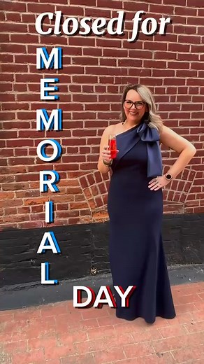 We are closed for Memorial Day! See you on Wednesday. #theweddingtree | The Wedding Tree