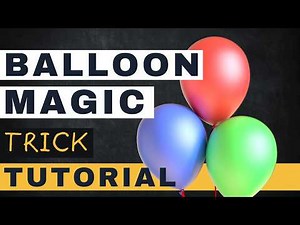 Mind-Blowing Magic Balloon Trick! 🎈✨ (Step-by-Step Tutorial)