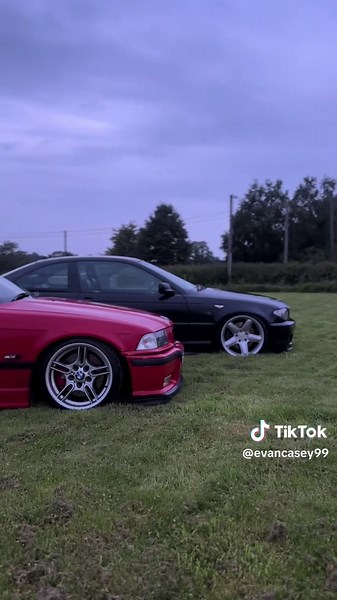 E46 x E36 🤝🏻 #e46 #e36 #330d #330i #irishcarscene @Niall Mchale