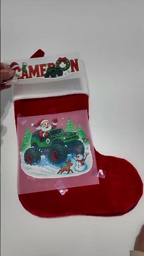 Embroider Buddy Christmas Stocking - DTF printing